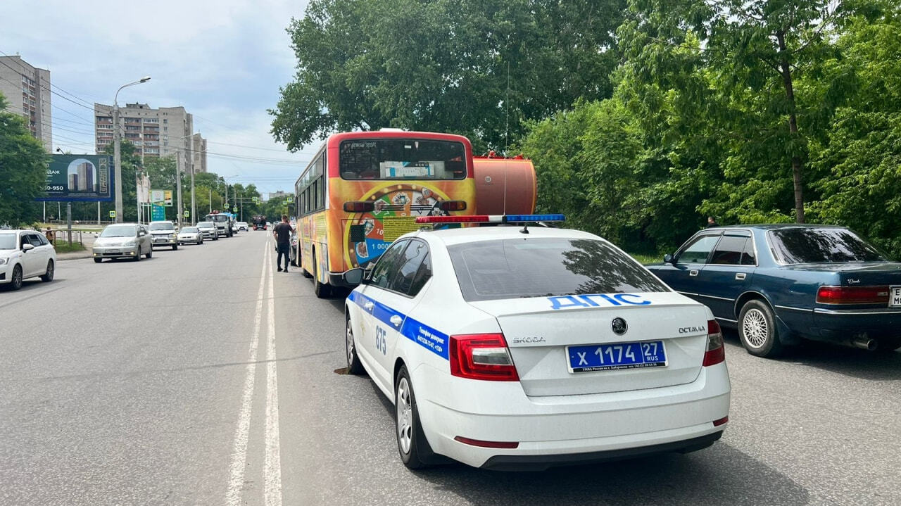 Тройное ДТП устроил пьяный водитель автобуса на Суворова (ФОТО) — Новости  Хабаровска