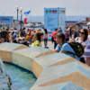 Большой фонтан - излюбленное место жителей и гостей города на набережной Спортивной гавани — newsvl.ru