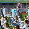 Открыл праздник открытия танец на футбольном поле — newsvl.ru