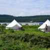 Палатки-шатры в сёрф-лагере — newsvl.ru