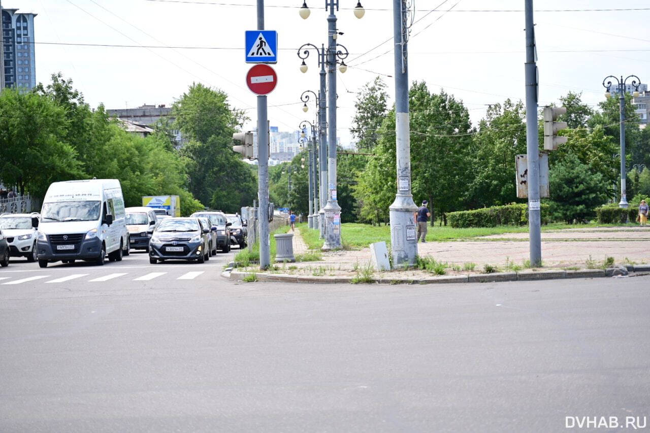 Заборы бесследно исчезли в районе ж/д вокзала (ФОТО) — Новости Хабаровска