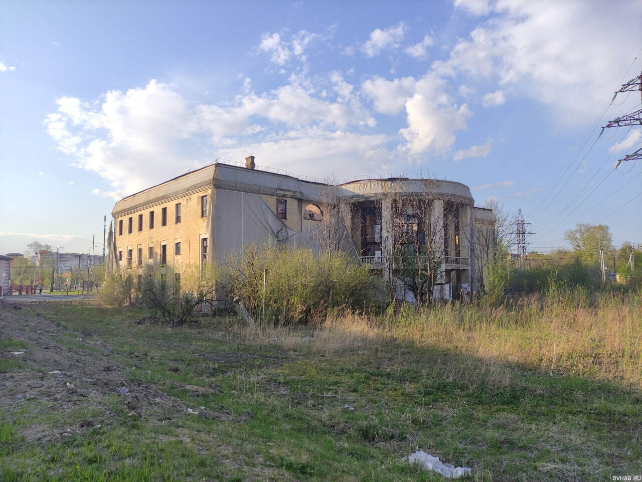 Историческое здание ДК РЭБ флота снесли в Хабаровске (ФОТО) — Новости  Хабаровска