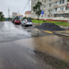 На переходе всё ещё лежит щебень после раскопок тротуара — newsvl.ru