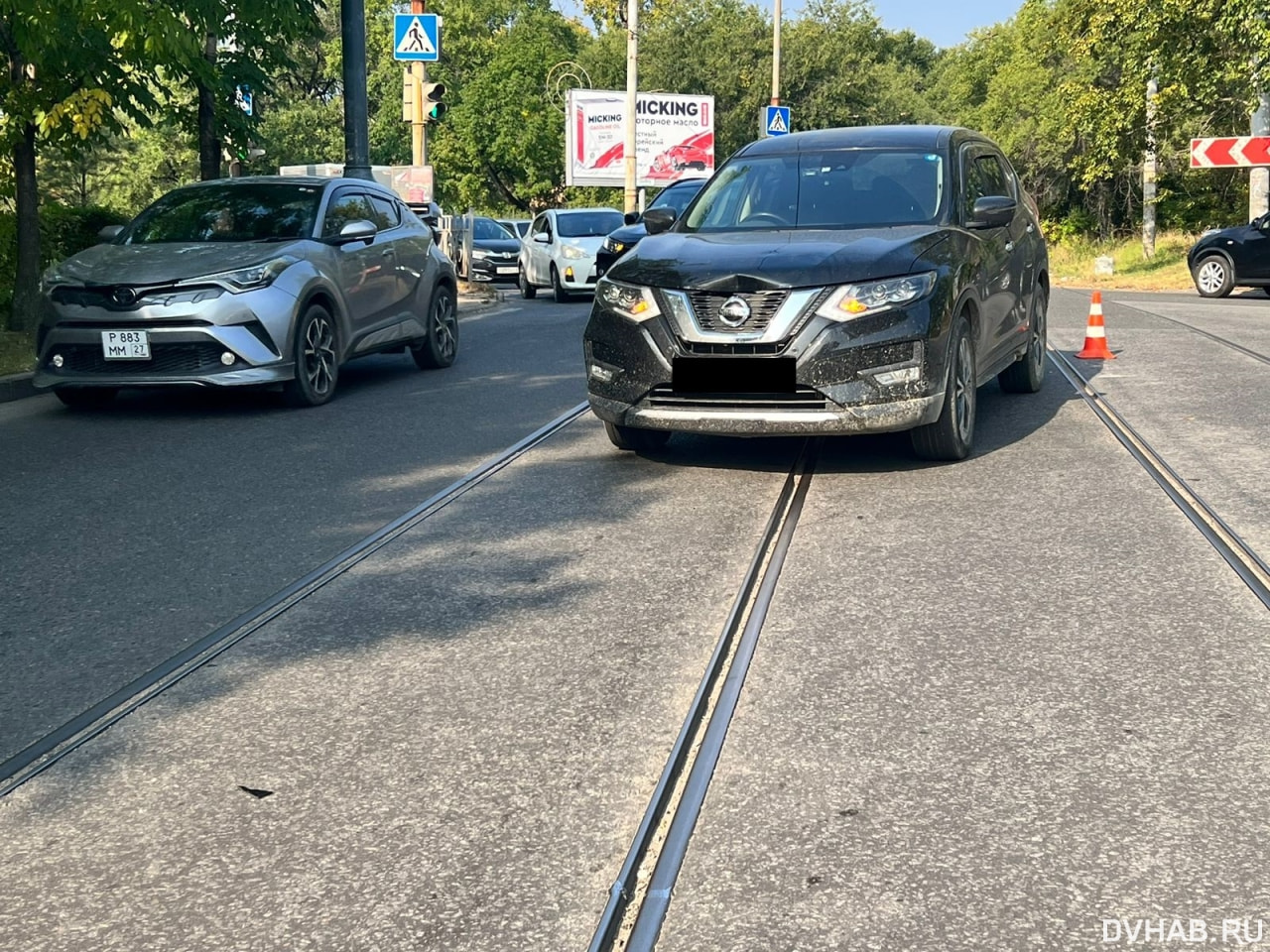 Не заметил и сбил пешехода на Ленинградской водитель Nissan X-Trail (ФОТО)  — Новости Хабаровска