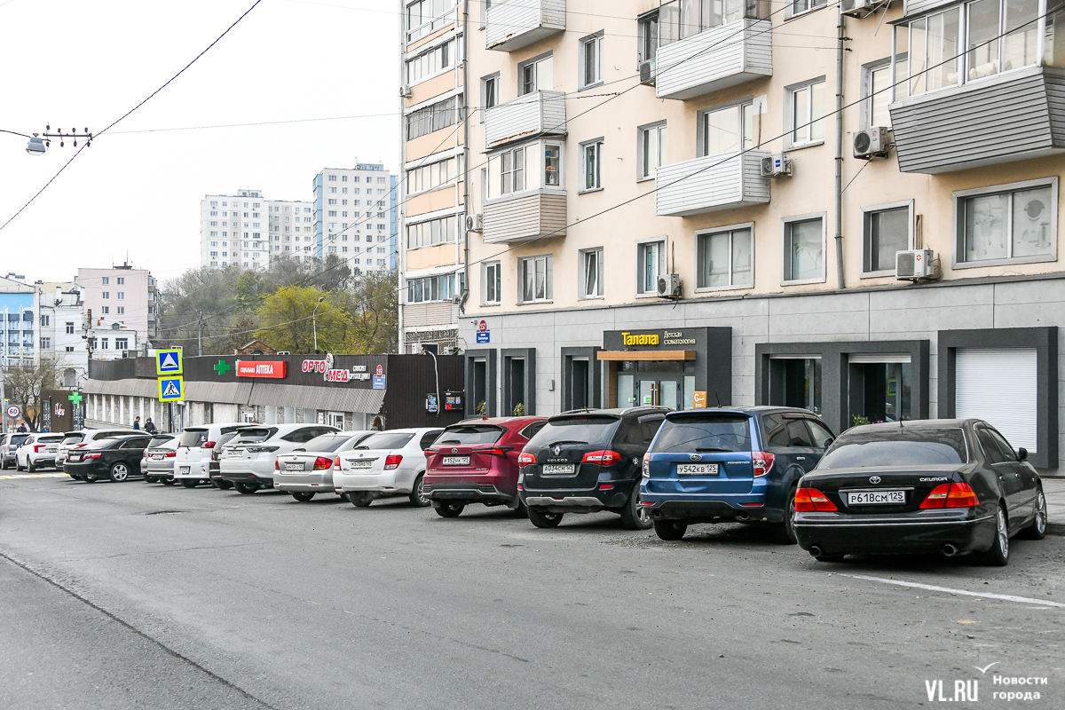 Парковка на Светланской от центра до «Гайдамака» станет платной до конца  года (СХЕМА) – Новости Владивостока на VL.ru