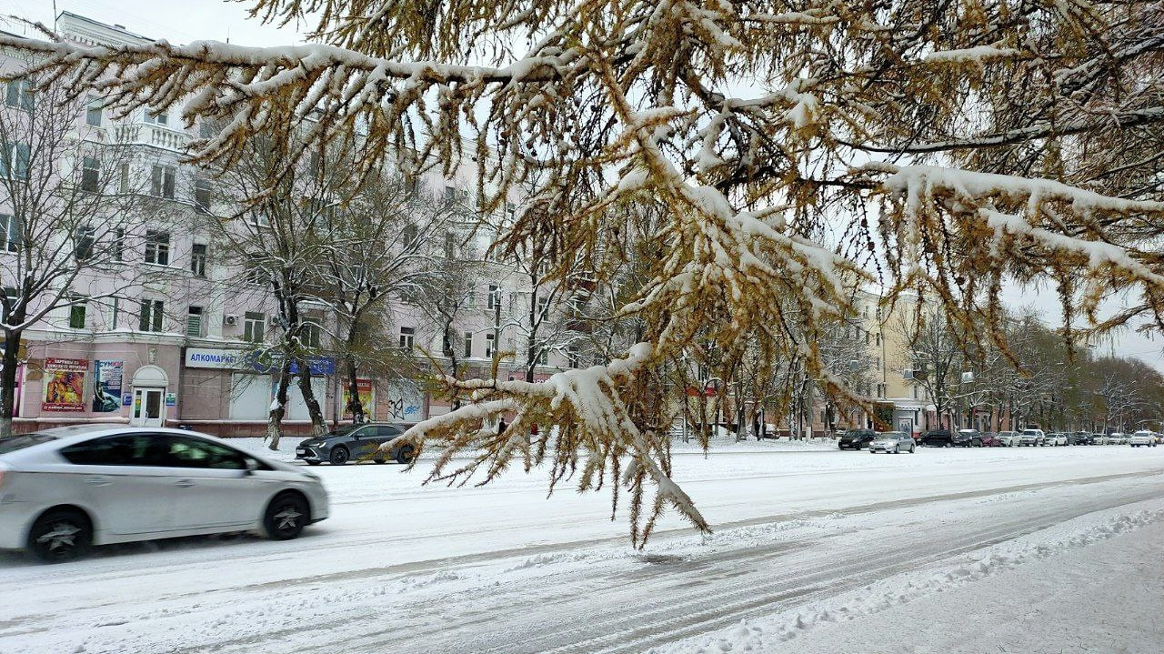 В Комсомольске с третьей попытки наступила зима (ФОТО) — Новости Хабаровска