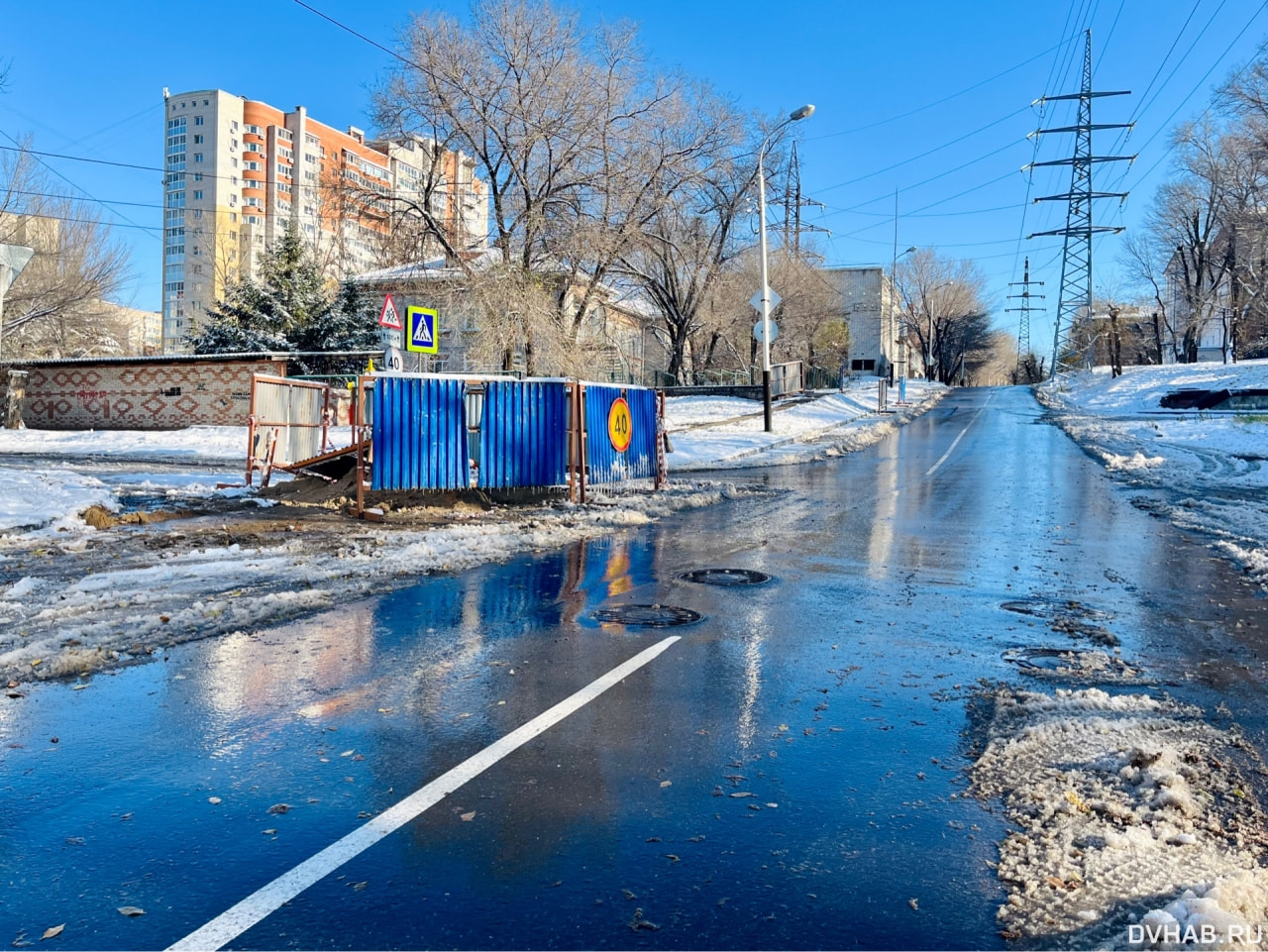 Заново перекопали и бросили недавно отремонтированную дорогу на Яшина  (ФОТО) — Новости Хабаровска