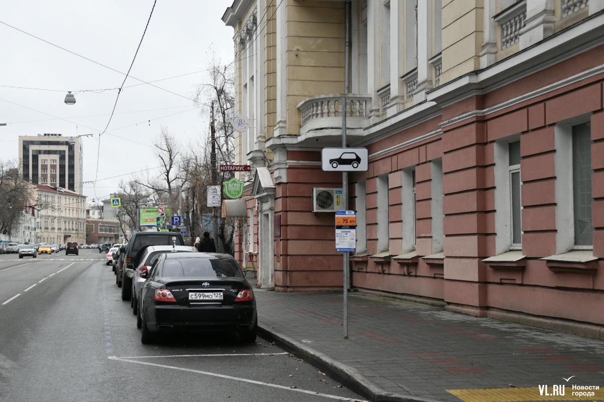 Парковка на Светланской от центра до «Гайдамака» станет платной с 21 ноября  (СХЕМА) – Новости Владивостока на VL.ru