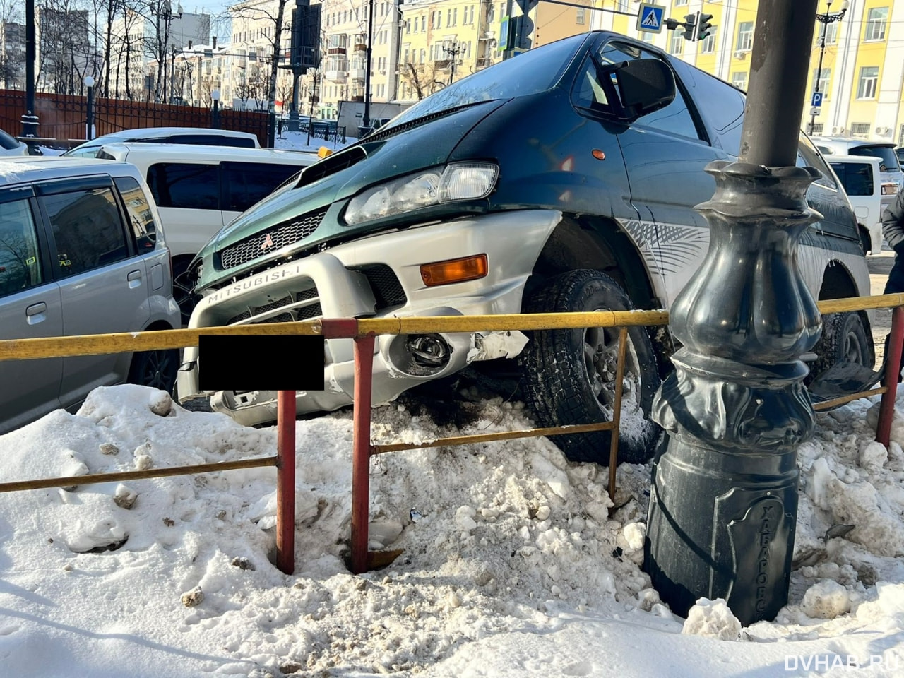 ДТП из четырех машин собрала Delica на улице Лейтенанта Орлова (ФОТО) —  Новости Хабаровска