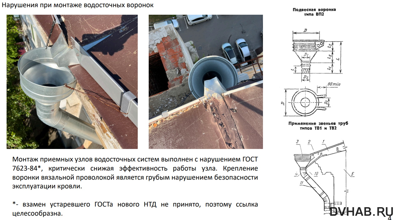 В компетентности фонда капремонта усомнились хабаровчане после починки  крыши — Новости Хабаровска