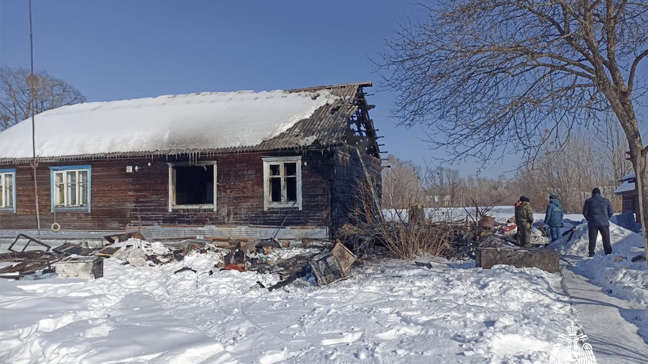 Пенсионерка погибла при пожаре в селе Бичевая (ФОТО) — Новости Хабаровска