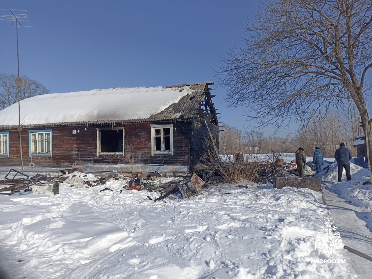 Пенсионерка погибла при пожаре в селе Бичевая (ФОТО) — Новости Хабаровска