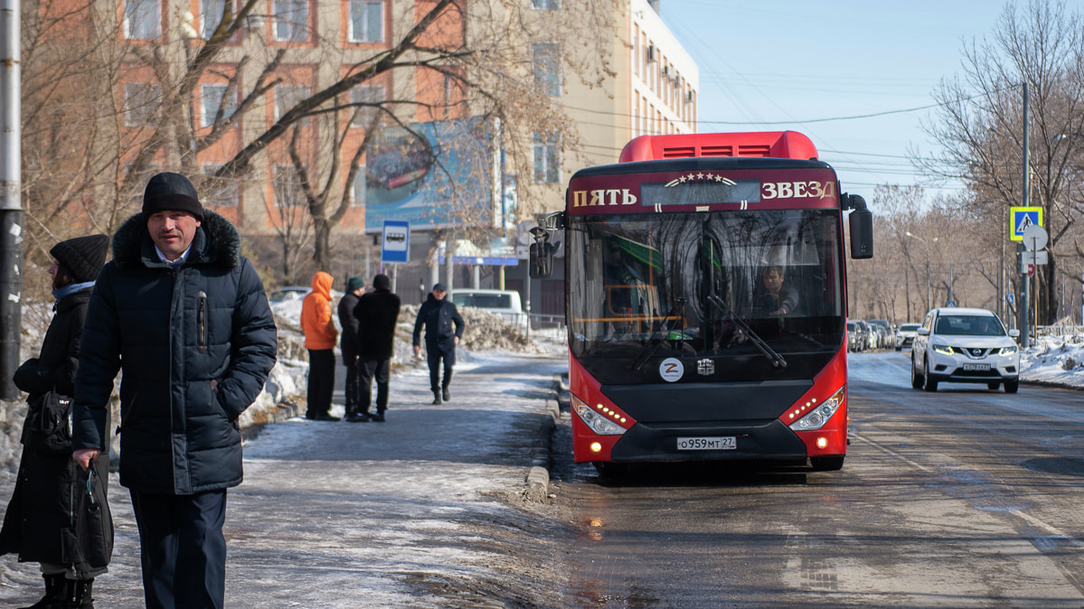 Движение общественного транспорта изменится 23 февраля — Новости Хабаровска