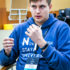Дмитрий Мерзляков - один из прошлых участников технологической олимпиады. На этой он работает в качестве эксперта и члена жюри  — newsvl.ru