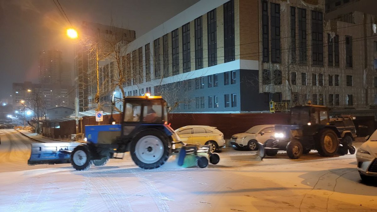 Все дороги во Владивостоке открыты для движения – продолжается уборка снега  (ФОТО) – Новости Владивостока на VL.ru