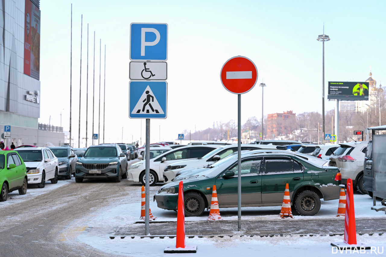 Одна лишь видимость - на неудобные парковки для инвалидов жалуются  хабаровчане (ФОТО) — Новости Хабаровска