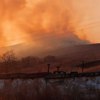 Пал пришёл со стороны улицы Водопадной. Фото: Хасанские вести — newsvl.ru