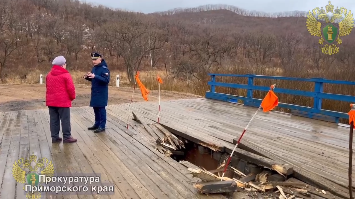 На пути из Пограничного в Духовское частично ограничили движение из-за  частичного обрушения моста (СХЕМА) – Новости Владивостока на VL.ru