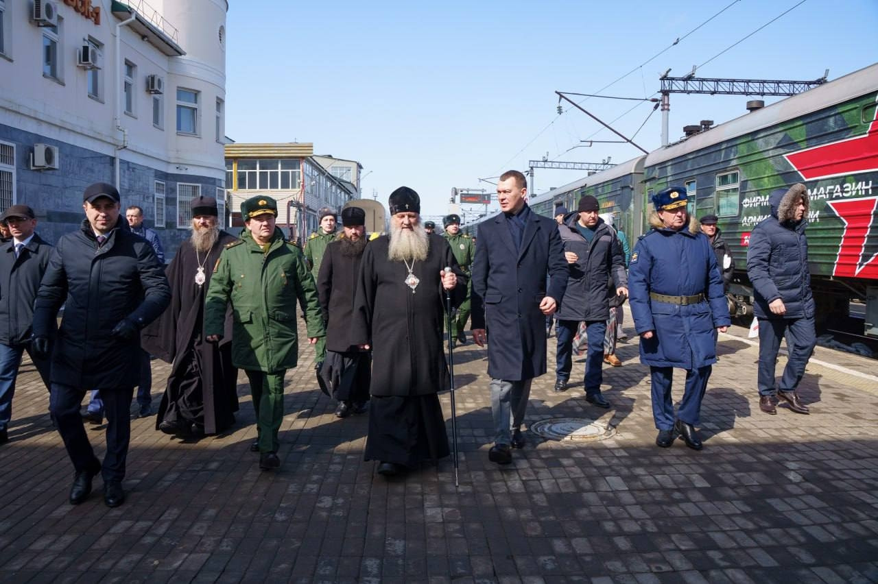 Поезд «Сила в правде» прибыл в Хабаровск (ФОТО; ВИДЕО) — Новости Хабаровска