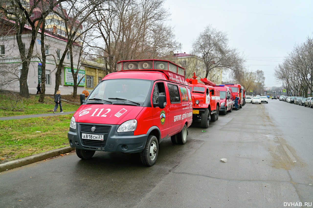 День советской пожарной охраны отметили автопробегом в Хабаровске (ФОТО) —  Новости Хабаровска