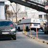 Делиниаторы продлили до пешеходного перехода, и машины стали разворачиваться на нём — newsvl.ru