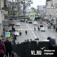 Центр Владивостока сегодня перекрыли на репетицию парада раньше обещанного времени (ВИДЕО; ФОТО; ОБНОВЛЕНО)