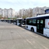 От "Галактики" до "Добровольского" стоит 13 автобусов. Фото сделано в 10:15 — newsvl.ru