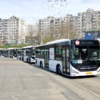 Почти все автобусы № 64. Фото сделано в 10:15 — newsvl.ru