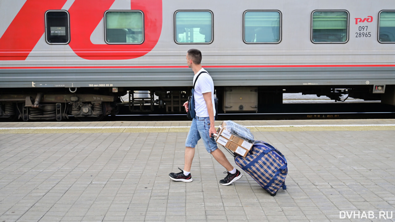 Чаще ездить в Приморье из Хабаровска начнут поезда летом