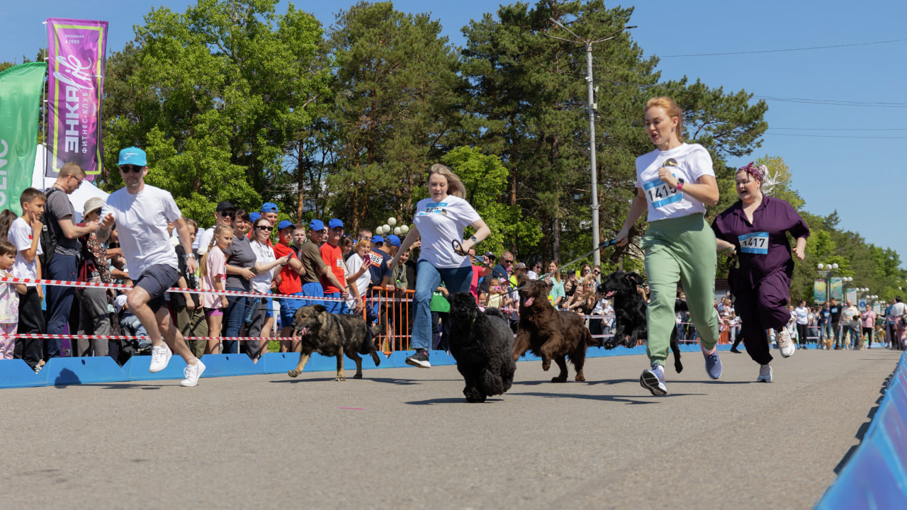 Довольные и счастливые: тысячи хабаровчан пробежали «Зелёный марафон» (ФОТО)