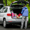 Большая часть участников привозили материал на переработку на личном автотранспорте — newsvl.ru