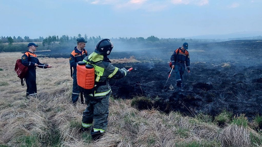 Тушить пожары в Забайкалье помогают хабаровские спасатели (ФОТО)