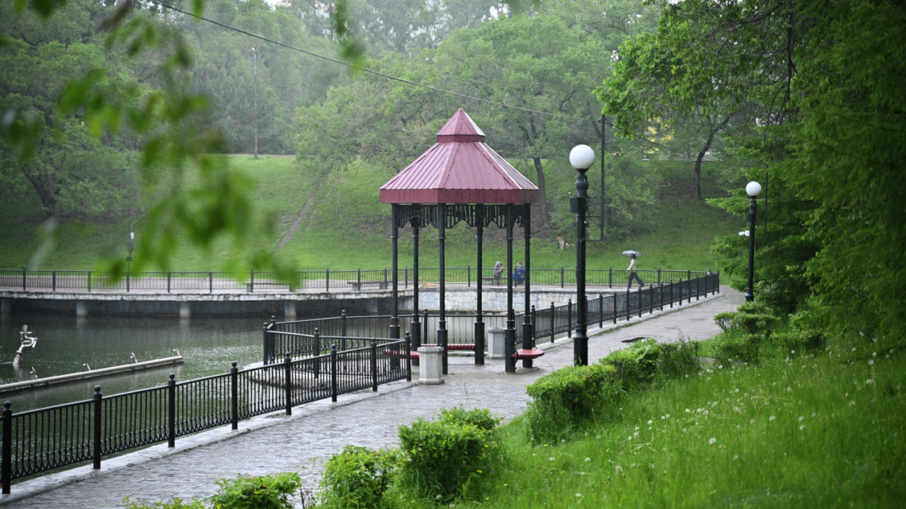 Городские пруды продолжают разваливаться (ФОТО) — Новости Хабаровска