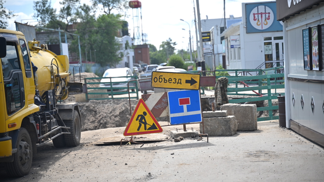 Работа бизнеса в Хабаровске оказалась парализована из-за перекрытия дорог (ФОТО)