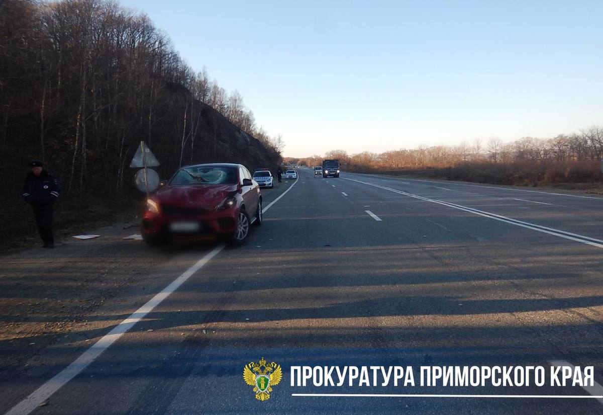 Водителя грузовика, с которого на Mercedes упал лист ДСП, будут судить за  гибель трёхлетней пассажирки – Новости Владивостока на VL.ru