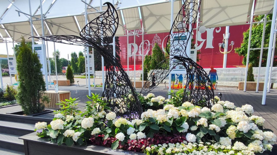 Киты в цветах стали лучшими на флористическом фестивале в Москве