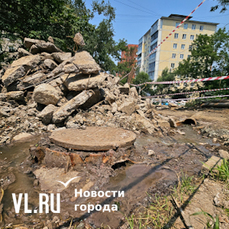 Жители перекопанной Амурской жалуются на плохую работу подрядчика ВПЭС и готовят петицию в Москву 