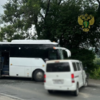 В Раздольном в автобус, перевозивший детей из летнего лагеря, врезалась встречная машина