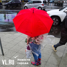 Сегодня во Владивостоке до +25°С, временами умеренный дождь