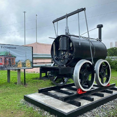 Реплику первого в мире паровоза собрали сотрудники локомотивного депо в Уссурийске