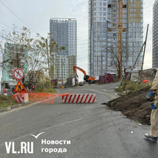 Во Владивостоке на 9 дней перекрыли Каштановую – местным жителям придётся ездить через чужие дворы