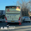 Авария с пассажирским автобусом произошла утром во Владивостоке, от Луговой до Гайдамака пробка