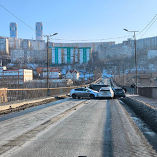 Массовое ДТП полностью блокировало Рудневский мост