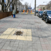 После демонтажа рекламного щита основание не заменили полностью и не поменяли тактильную плитку — newsvl.ru