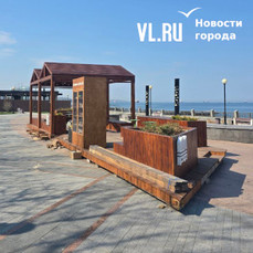 Пергола на Спортивной набережной переехала от океанариума к &laquo;Олимпийцу&raquo;
