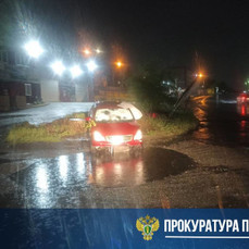 Пьяная женщина за рулём Nissan Bluebird сбила 15-летнюю девочку и повредила дорожное сооружение в Трудовом