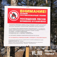 Во Владивостоке и ещё 13 муниципалитетах Приморского края отменили противопожарный режим
