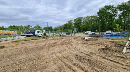 Скейт-парк на набережной Биробиджана начали ремонтировать (ФОТО)