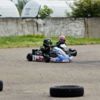 На трассе лидеры класса 4 T mini Назар Тищенко (№ 9, Владивосток) и Богдан Артамонов (№ 70, Артём) — newsvl.ru