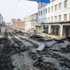 2010. Трамвайные рельсы убирают с Алеутской — newsvl.ru
